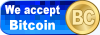 We accept Bitcoin